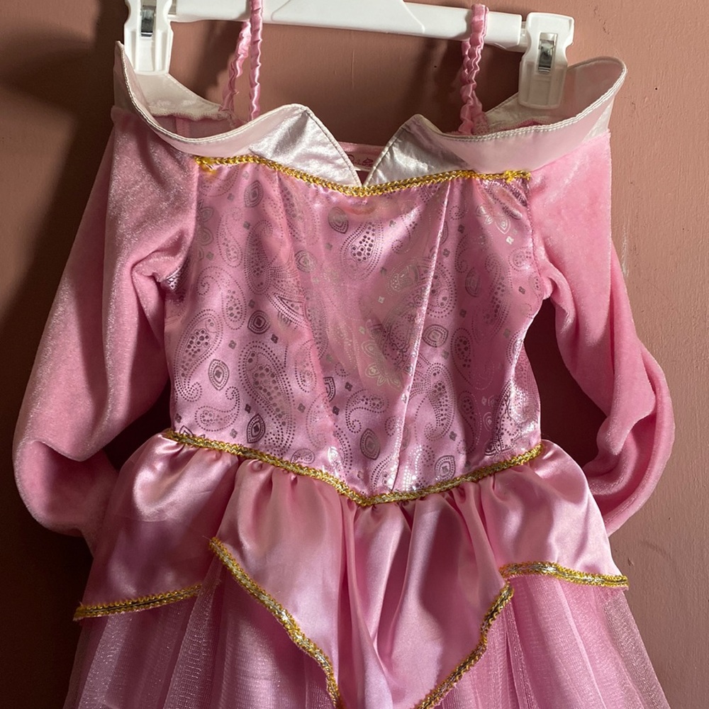 Princesse aurora dress size medium size 5/6 like new